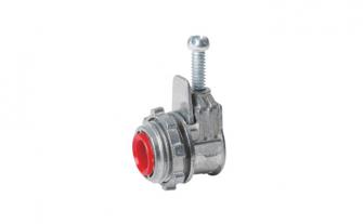 FLEX CONNECTORS - SADDLE TYPE - WITH INSULATED THROAT - ZINC DIE CAST