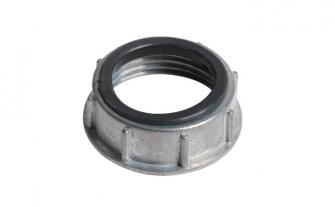 METALLIC CONDUIT BUSHING WITH PLASTIC THROAT - ZINC DIE CAST