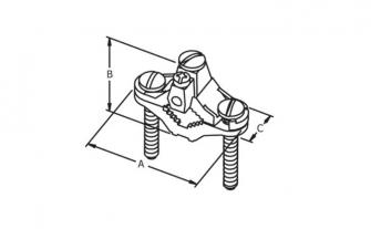 GROUND CLAMP - ZINC DIE CAST