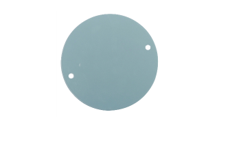 4" ROUND CEILING CLOSURE PLATE - ALUMINUM/STEEL