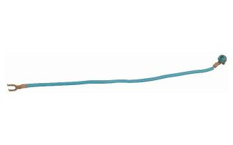 STRANDED WIRE GROUNDING PIGTAIL WITH FLANGED TERMINAL