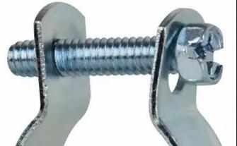 PIPE HANGERS WITH FORMED THREAD IN ONE END OF THE HANGER,NUT NOT REQUIRED PLATED STEEL