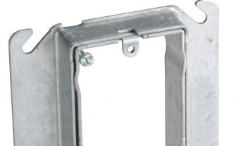 ADJUSTABLE PLASTER RING 3/4" SINGLE GANG EXTENDS TO 1-1/2"