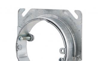 ADJUSTABLE PLASTER RING 3/4" ROUND GANG EXTENDS TO 1-1/2"